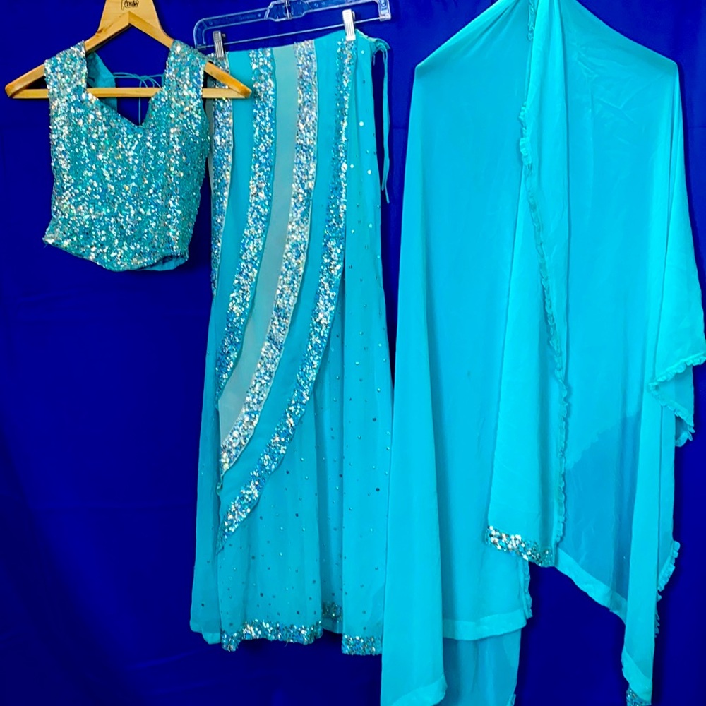 Show Stopping 3 Piece Lengha!
